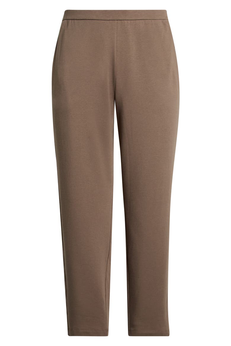 Stretch Organic Cotton Slouch Ankle Pants, Alternate, color, TAN