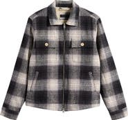 AllSaints Matheson Check Organic Cotton Jacket
