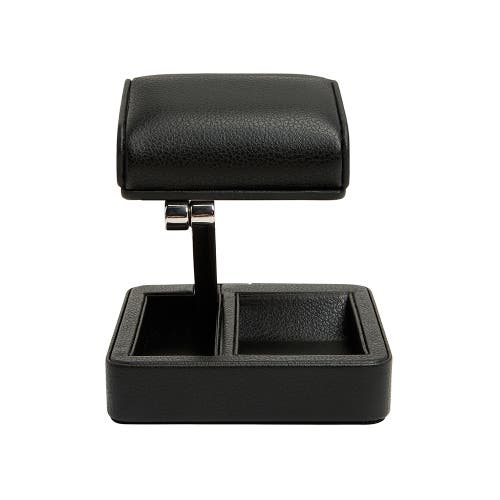 Wolf Roadster Single Travel Watch Stand In Black