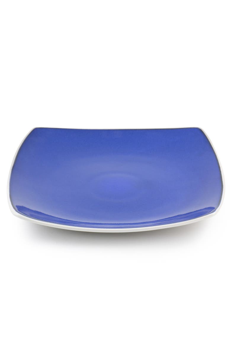 Gibson Elite 16 Piece Stoneware Dinnerware Set, Alternate, color, Blue