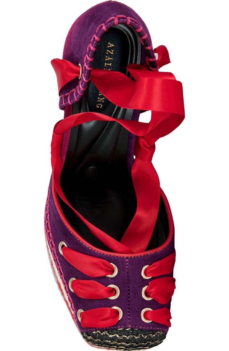 AZALEA WANG Fonteyn Ankle Wrap Platform Sandal, Alternate, color,