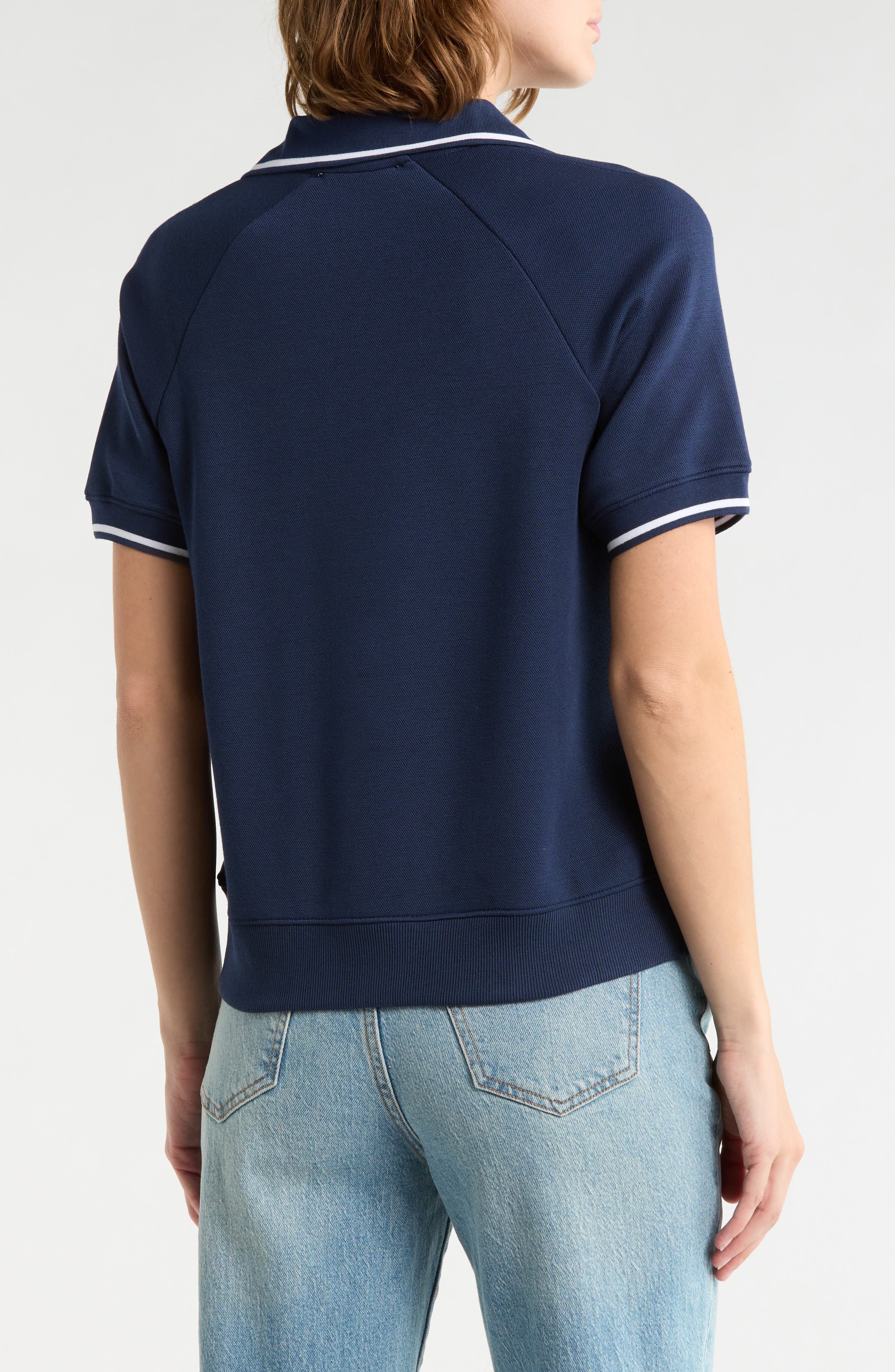 Contrast Stripe Polo - image 5