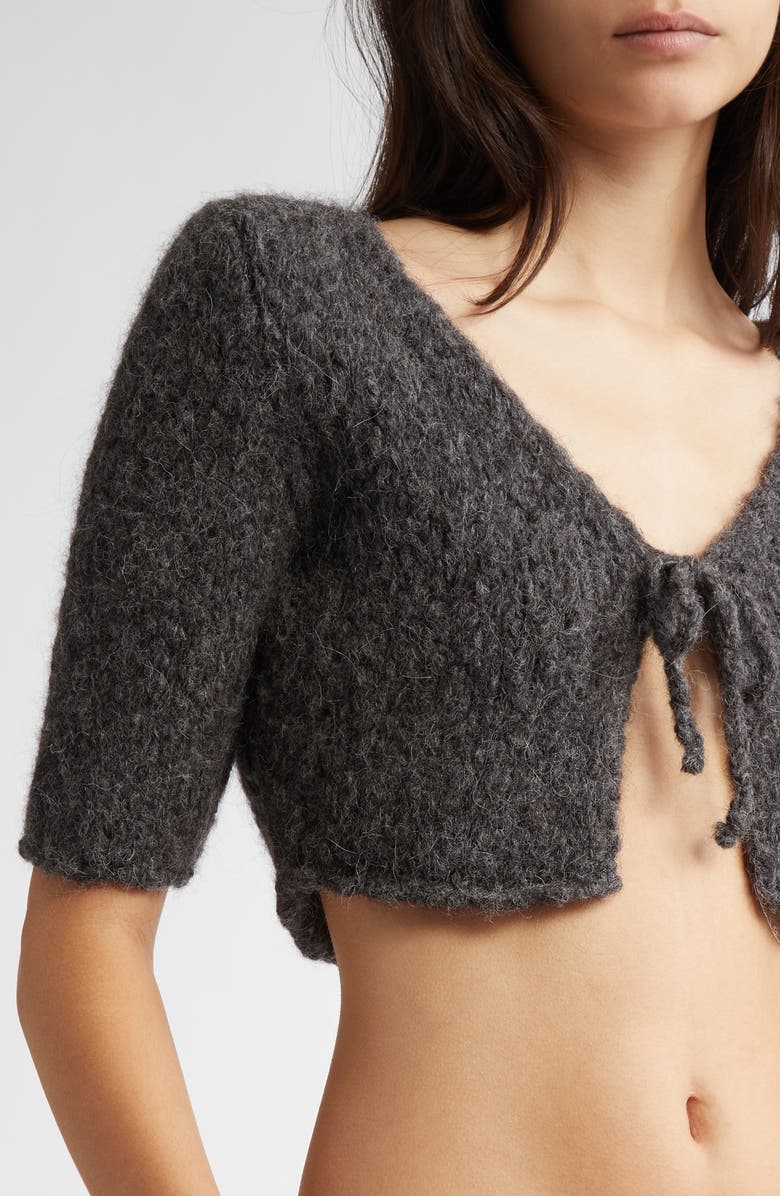 Paloma Wool Ancla Alpaca Blend Crop Cardigan, Alternate, color,
