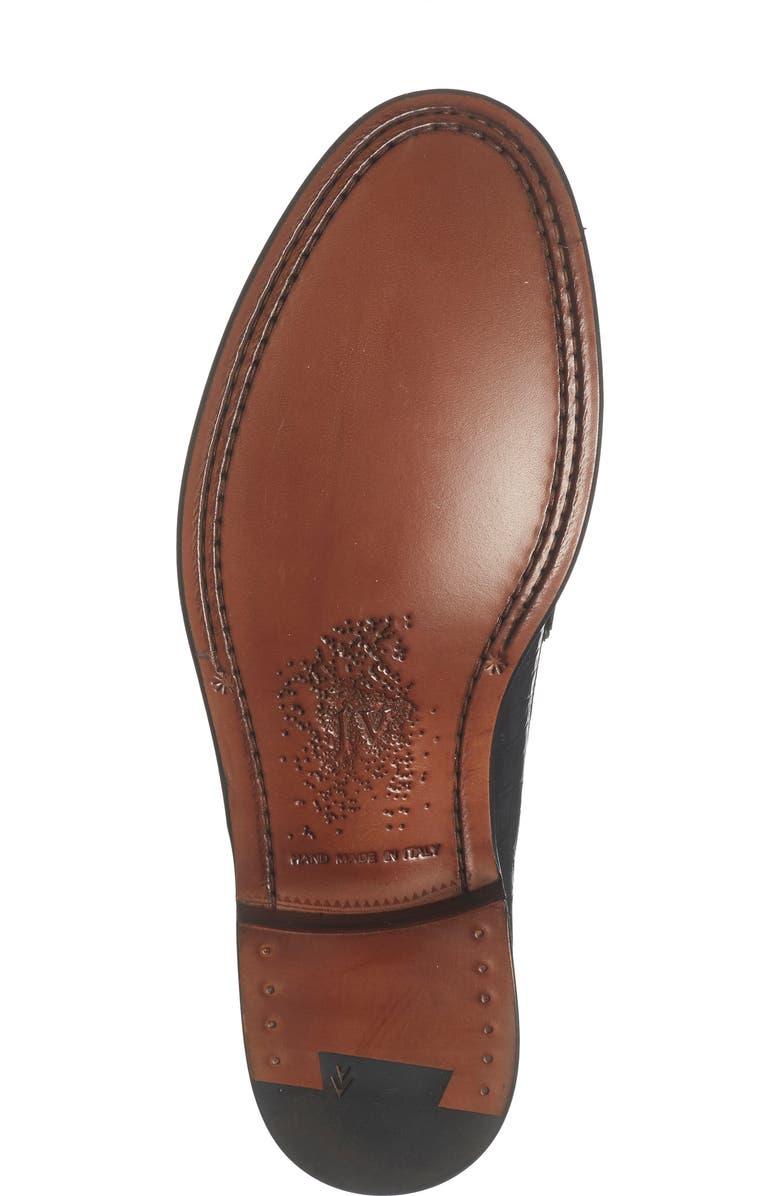 John Varvatos Greenwich Chain Loafer, Alternate, color, Black