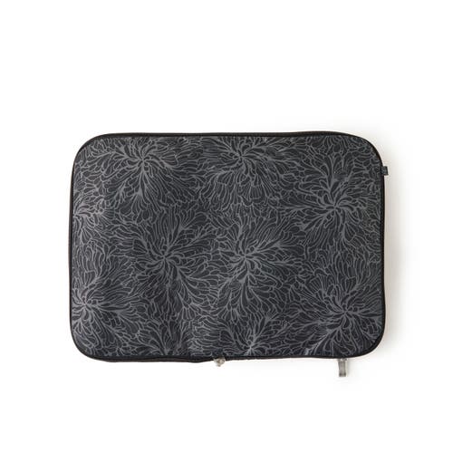 Baggallini 2 Medium / 1 Large Compression Packing Cubes Travel Set In Midnight Blossom
