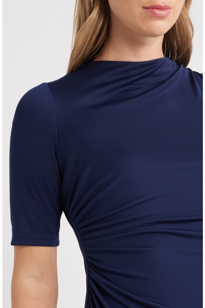 Ruched Body-Con Dress, Alternate, color, DISTANT MOUNTAIN