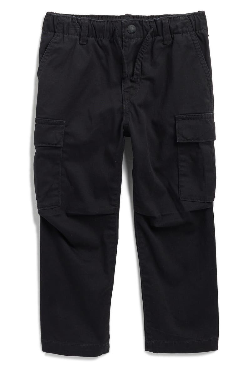 Kids' Slim Cargo Pants, Main, color, BLACK