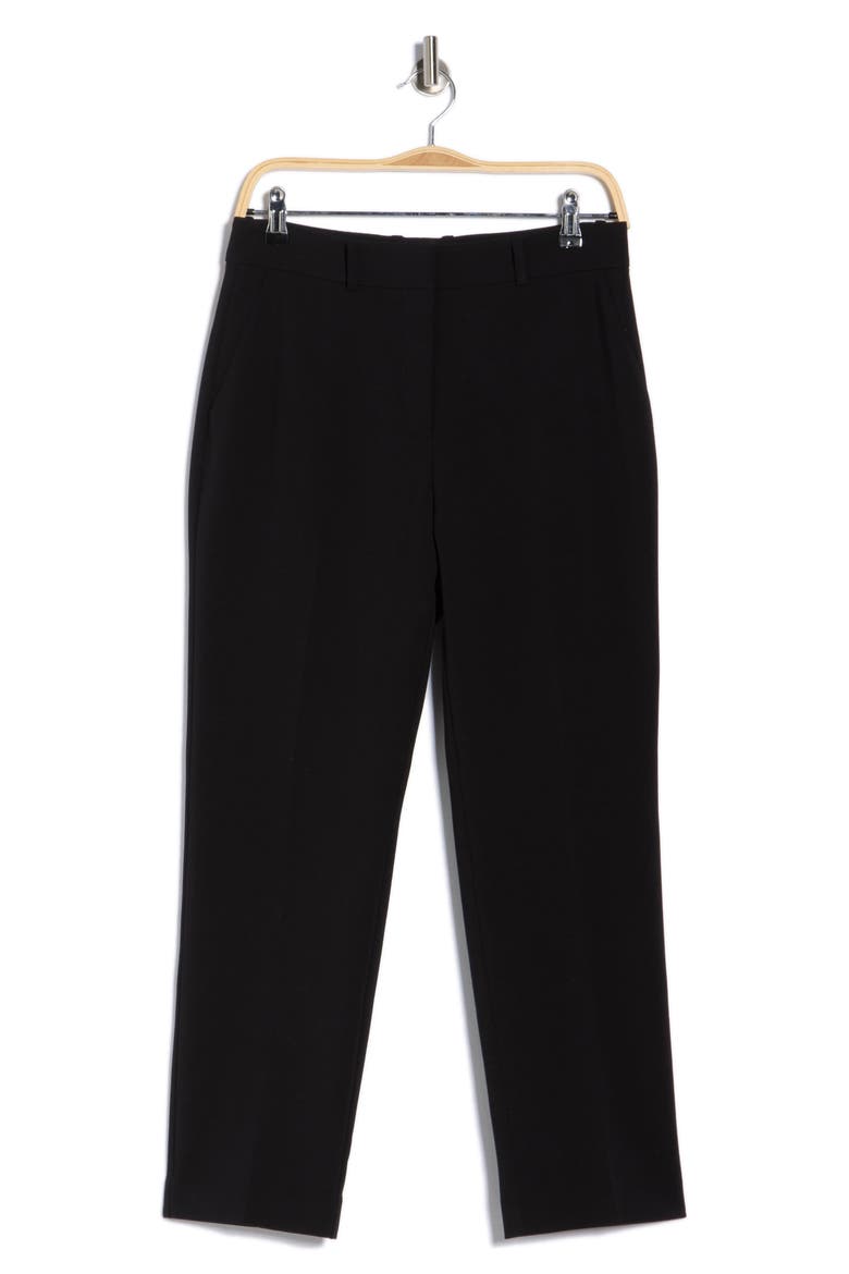 Slim Fit Ankle Pants, Alternate, color, BLACK