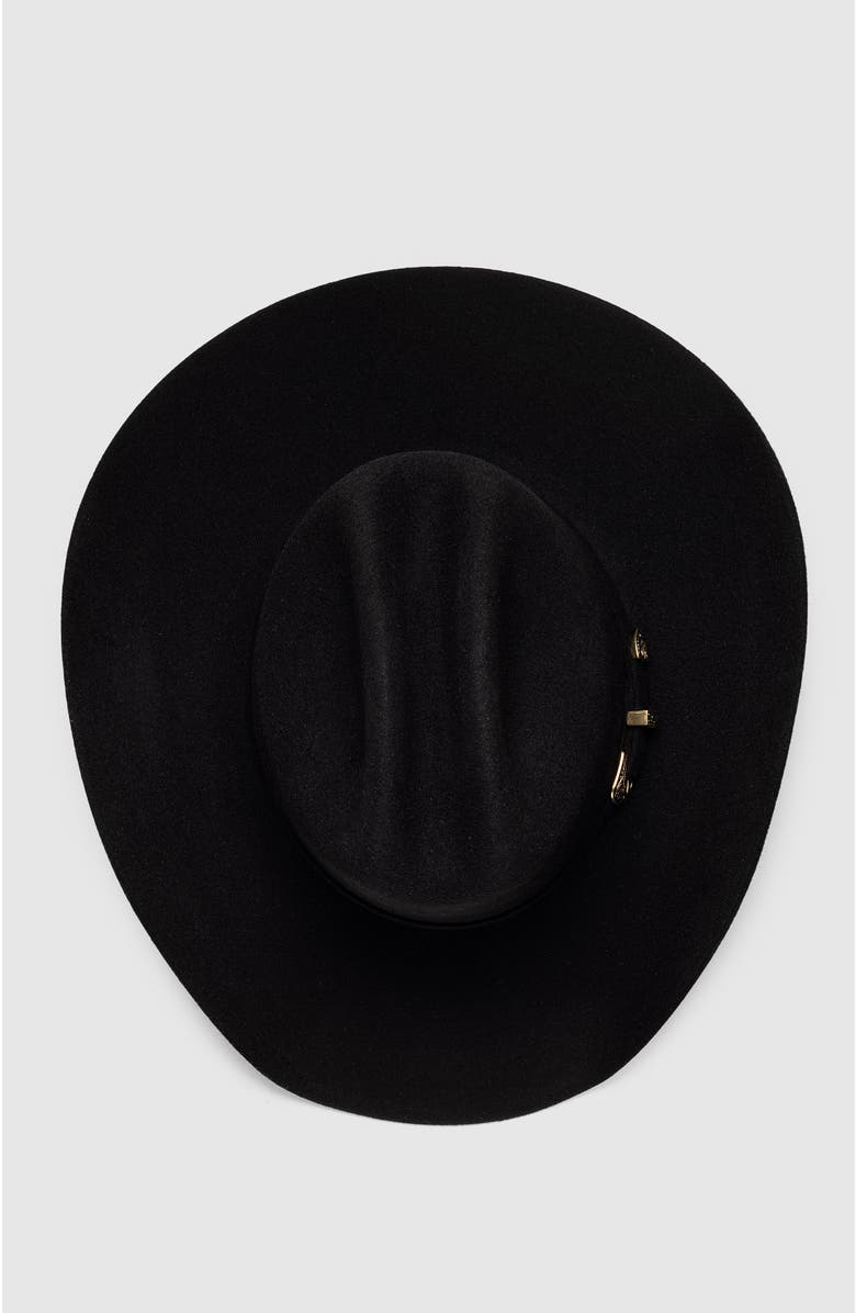 Manela The Bronco Premier Cowboy Hat, Alternate, color, Black