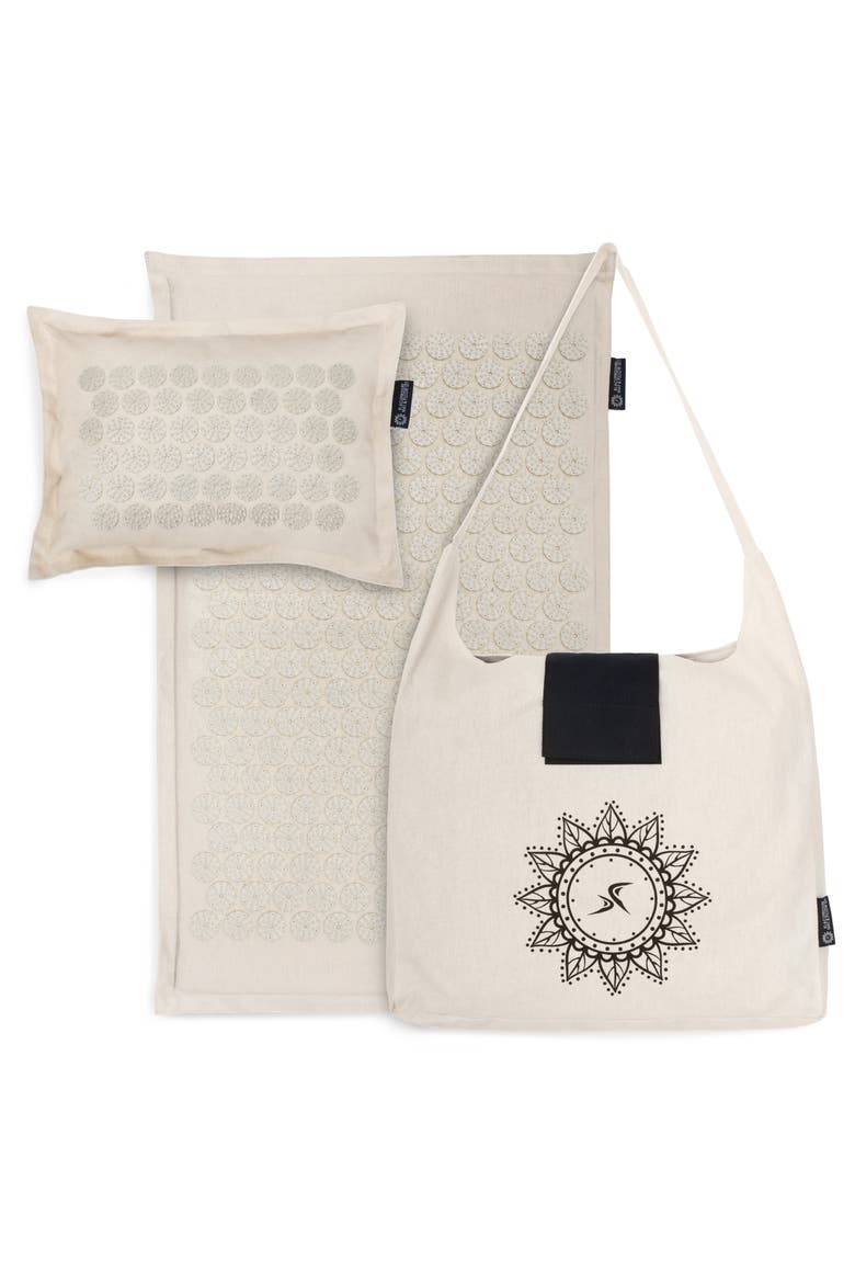 Ki Acupressure Mat and Pillow Set, Main, color, Sand Dunes