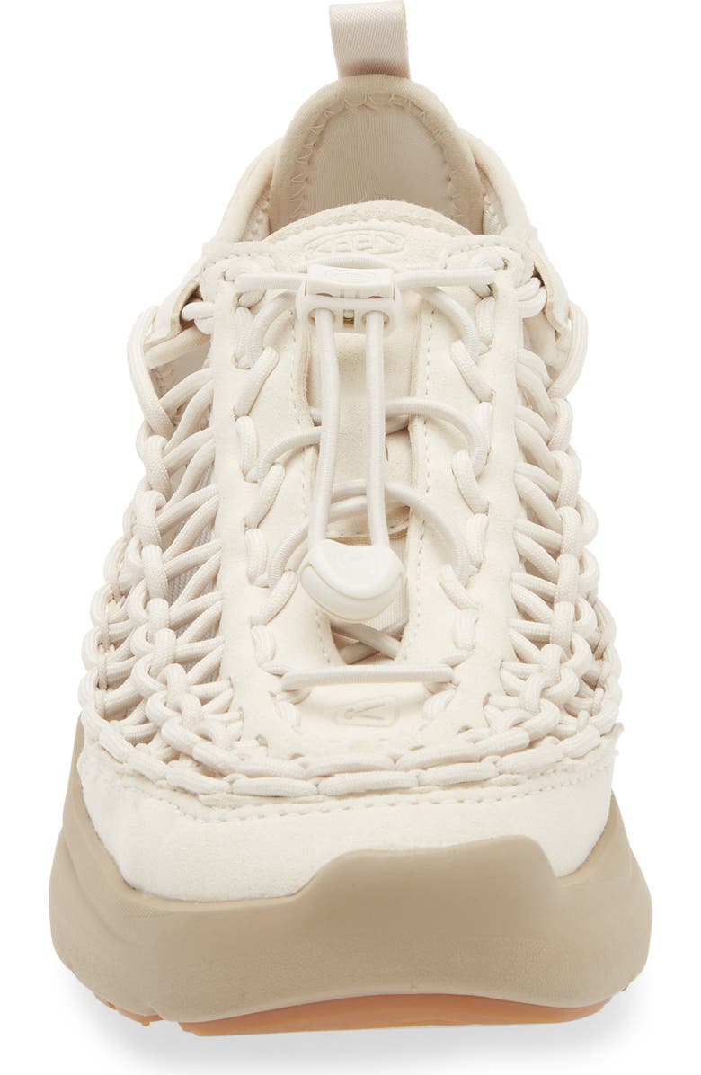 KEEN Uneek Hiking Platform Sneaker Sandal, Alternate, color, Birch/ Plaza Taupe