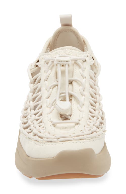 Keen Uneek Hiking Platform Sandal In Neutral