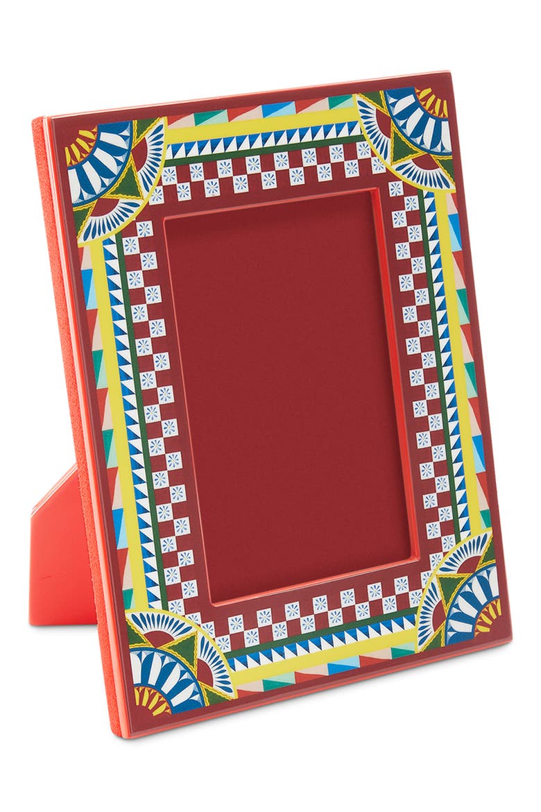 Lacquered Wood 5 x 7-Inch Picture Frame, Main, color, MISCE/ CARR