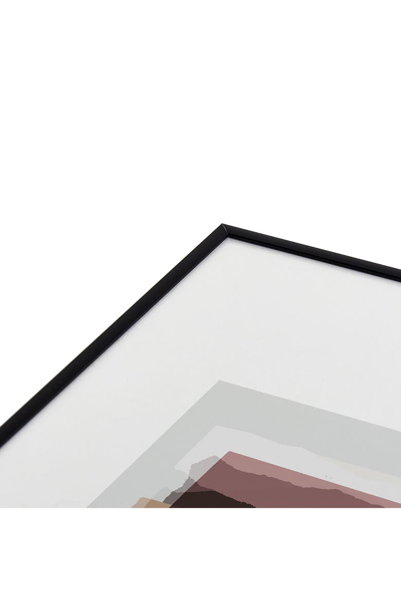 Deny Designs Pieces 16 Framed Art Print, Alternate, color, Black Tones