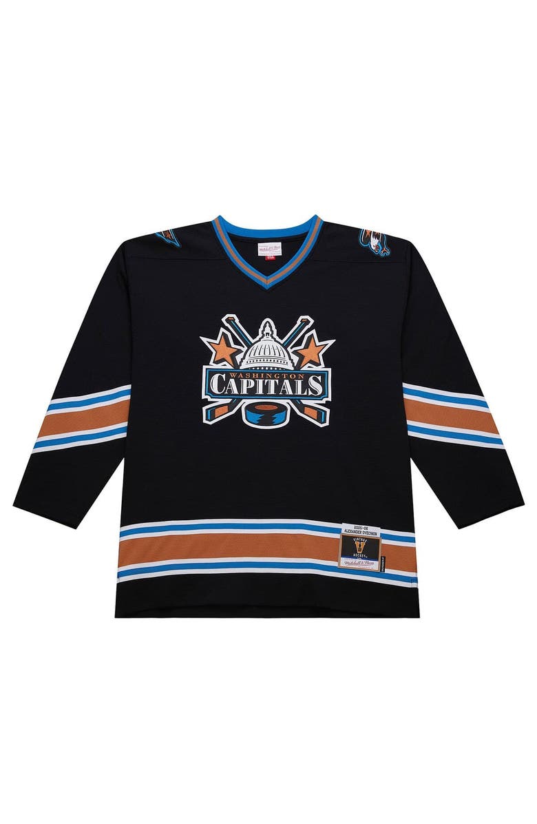 Mitchell & Ness Men's Alexander Ovechkin Black Washington Capitals 2005-06 Power Play Jersey, Alternate, color, Black
