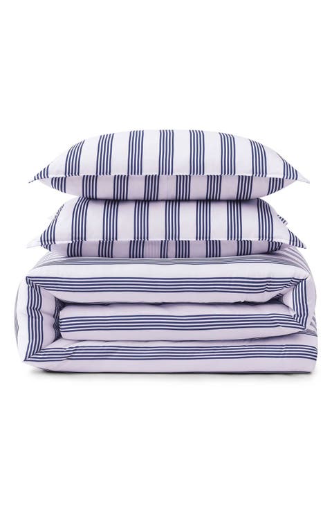 Campus Stripe 4-Piece Bedding Set