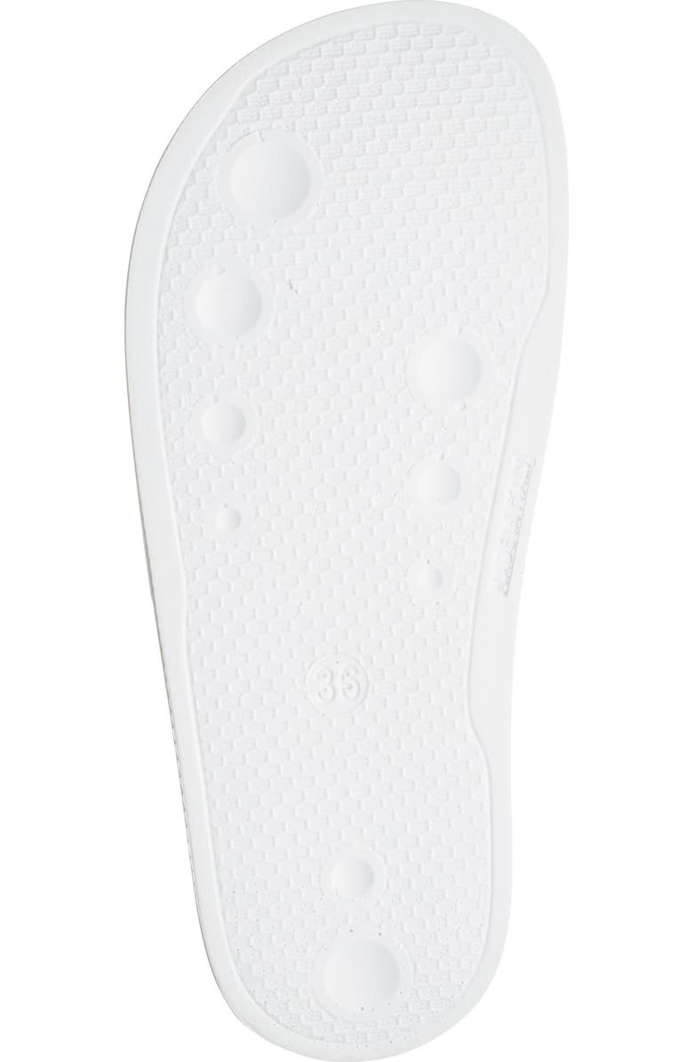 Moschino Logo Slide Sandal, Alternate, color,