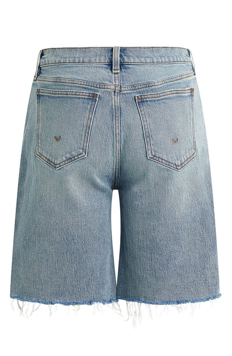 Hudson Jeans London Low-Rise Long Shorts, Alternate, color, Blue Eyes