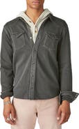 Lucky Brand French Terry Snap-Up Western Shirt