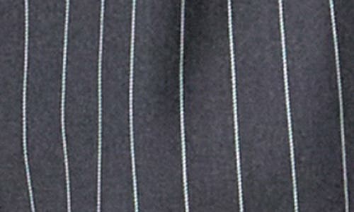 Shop Endless Rose Pinstripe High Waist Trousers In Charcoal