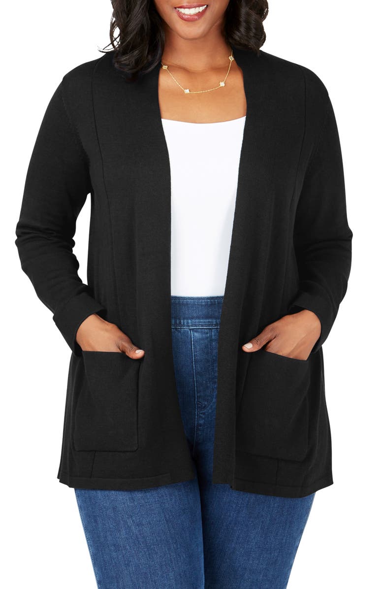 Foxcroft Bethane Jersey Cardigan, Main, color, 