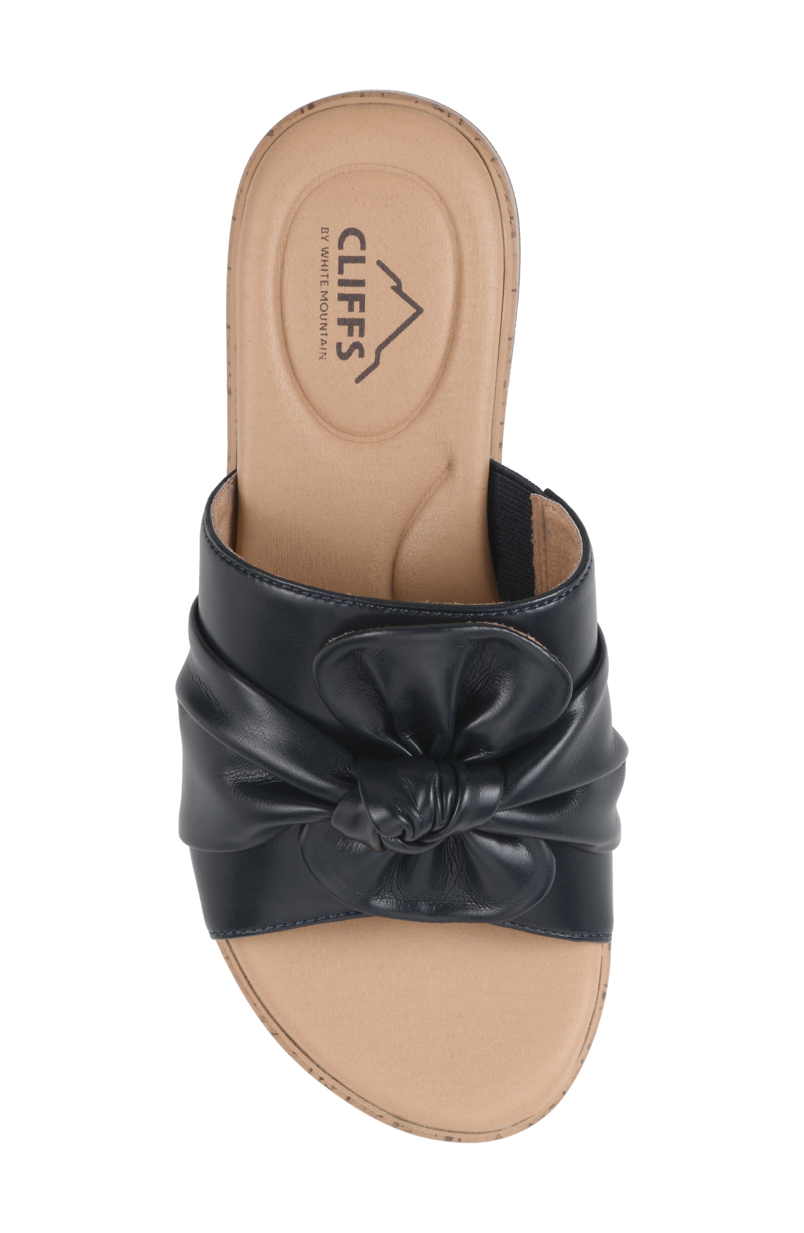 Bonelle Slide Sandal, Alternate, color, DARK NAVY/ SMOOTH