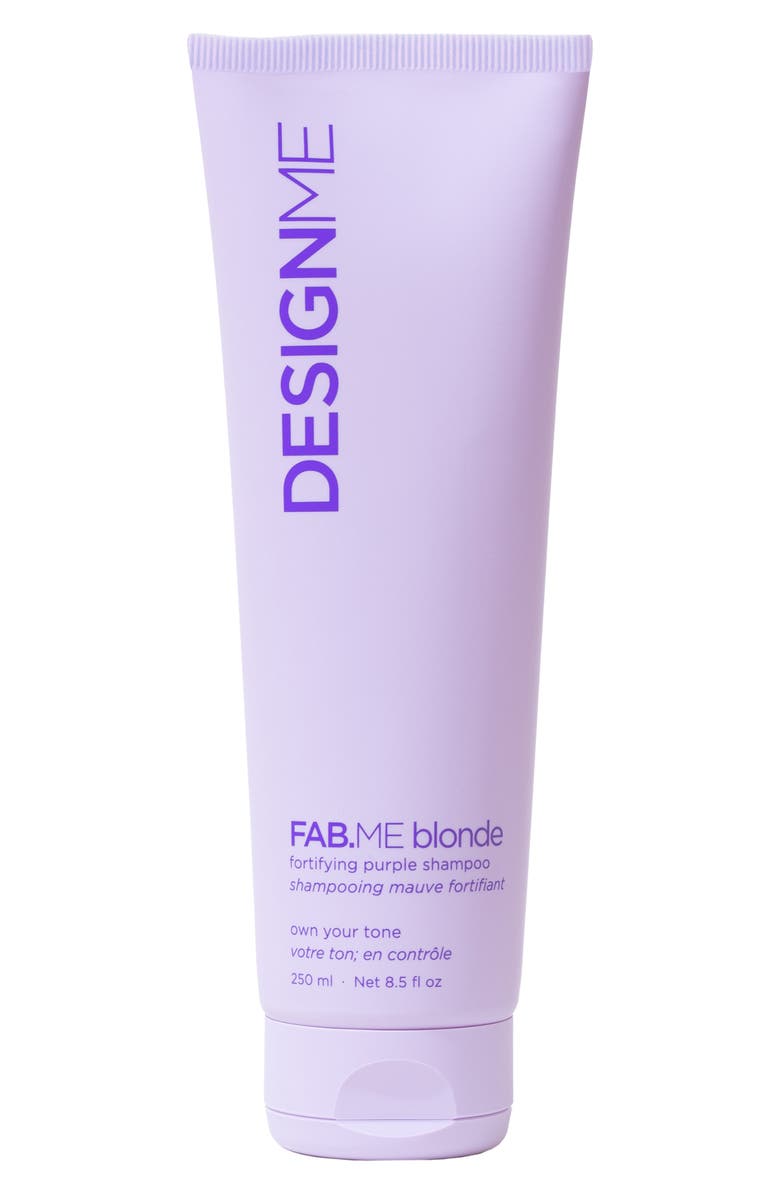 DESIGNME FAB.ME BLONDE Fortifying Purple Shampoo, Main, color, 