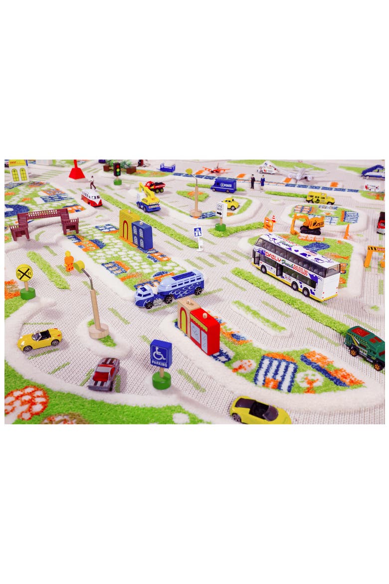 LUCA AND CO Mini City Play Rug, Alternate, color, MULTICOLOR