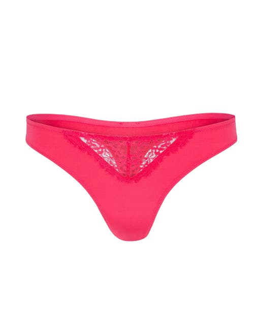 Shop Adore Me Leigha Thong Panties In Dark Pink