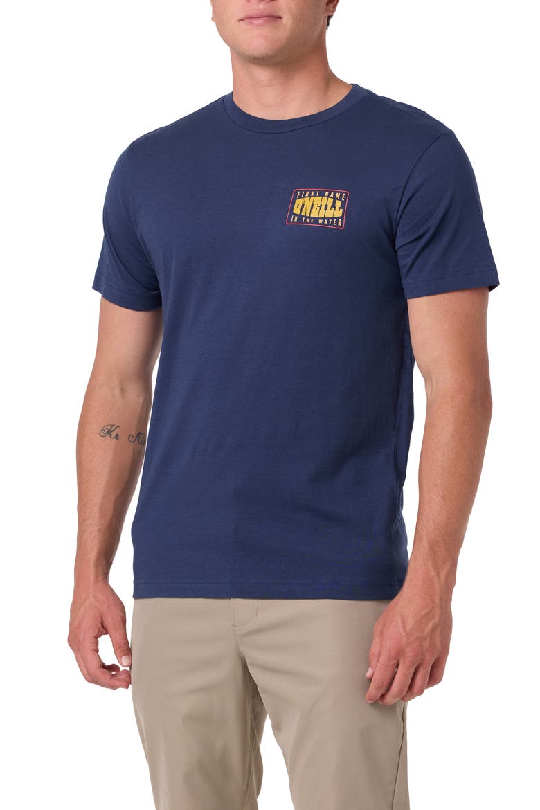Western Graphic T-Shirt, Alternate, color, NAVY