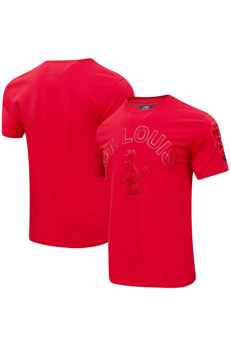 Men's Pro Standard St. Louis Cardinals Classic Triple Red T-Shirt, Main, color, Red