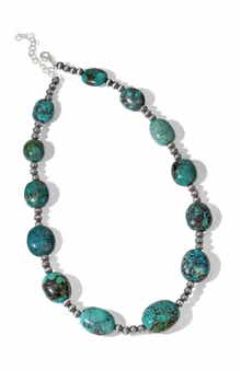 Turquoise Silver Plated Necklace