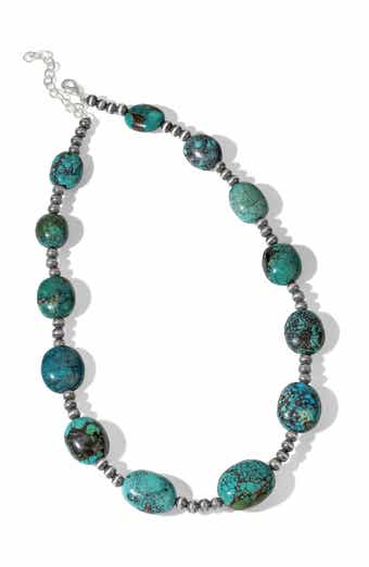 Turquoise Silver Plated Necklace