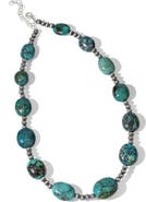 YS GEMS Turquoise Silver Plated Necklace
