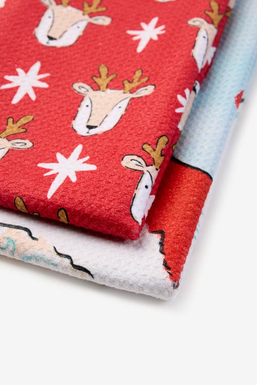 Geometry Kitchen Tea Towel Set In Multi