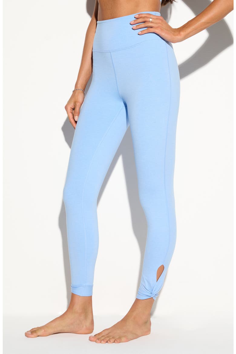 Erid High Waist 7/8 Leggings, Alternate, color, HEATHER BLUE MIST