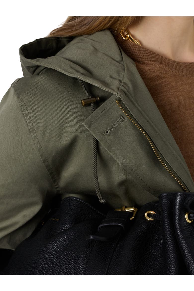Janaya Hooded Parka, Alternate, color, Khaki Green