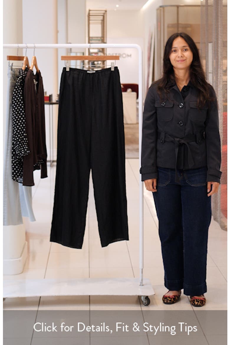 Lavon Linen Wide Leg Pants video