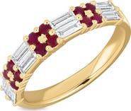 Bony Levy 18K Gold El Mar Gemstone & Diamond Stackable Ring (Online Trunk Show)