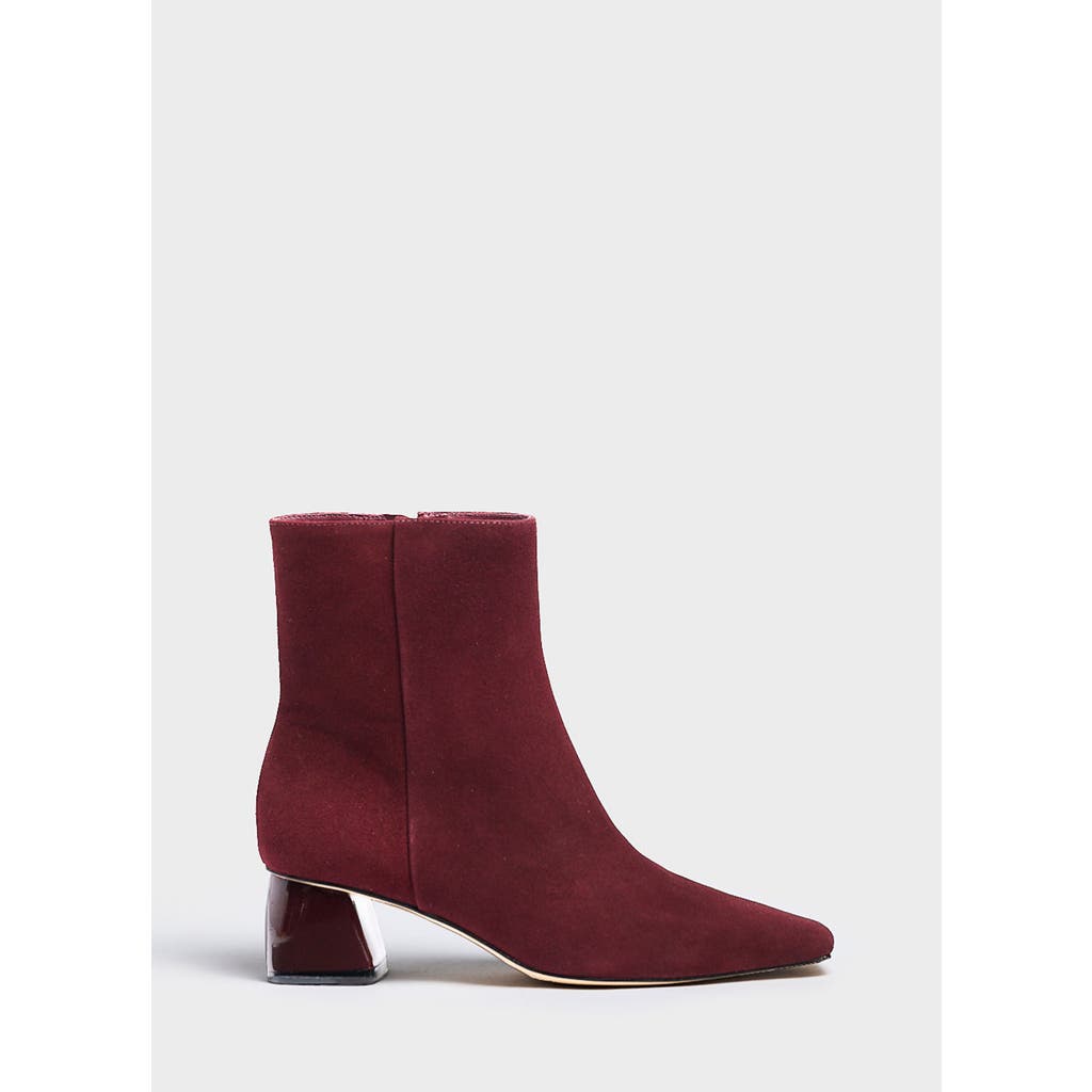 MARION PARKE Evelyn Bootie Suede in Merlot  product