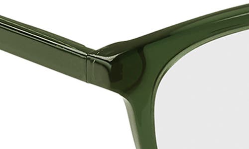 Eyebobs Rush Hour 48mm Blue Light Blocking Round Reading Glasses In Green
