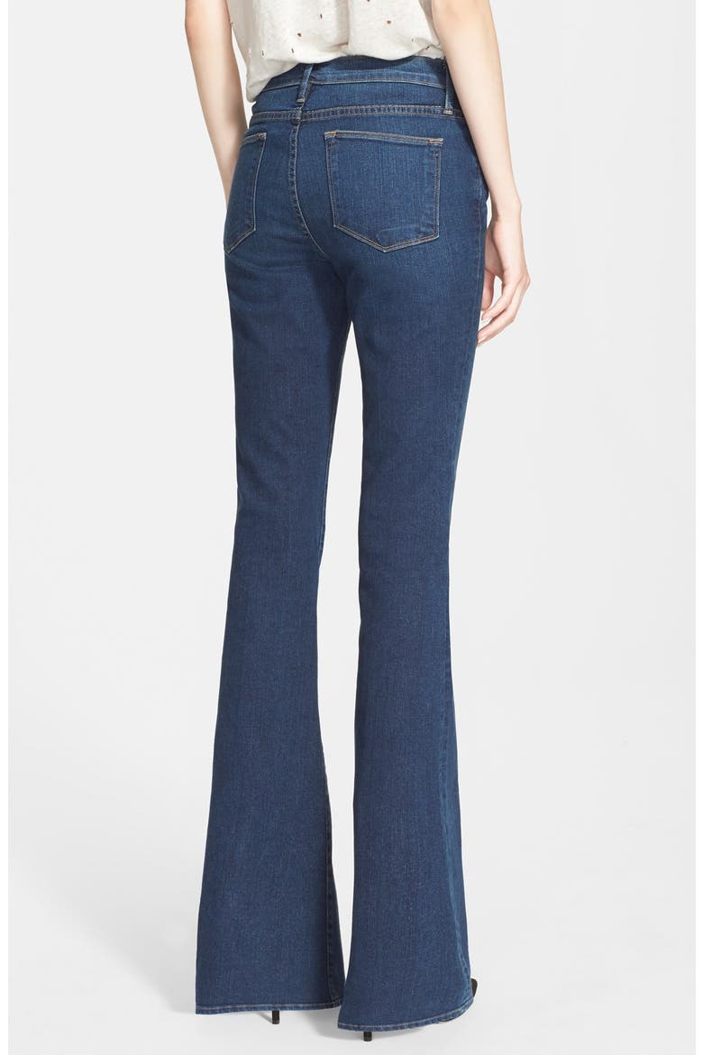 Denim 'Le High Flare' Flare Leg Jeans, Alternate, color, DUNFIELD