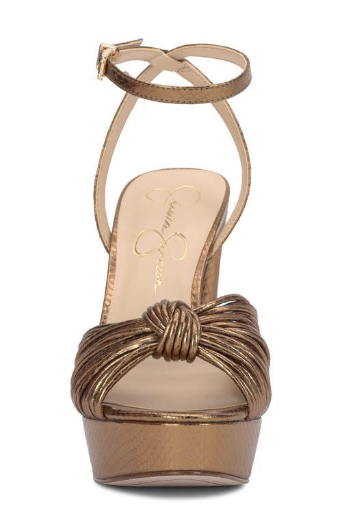 Jessica Simpson Immie Platform Sandal In Brown