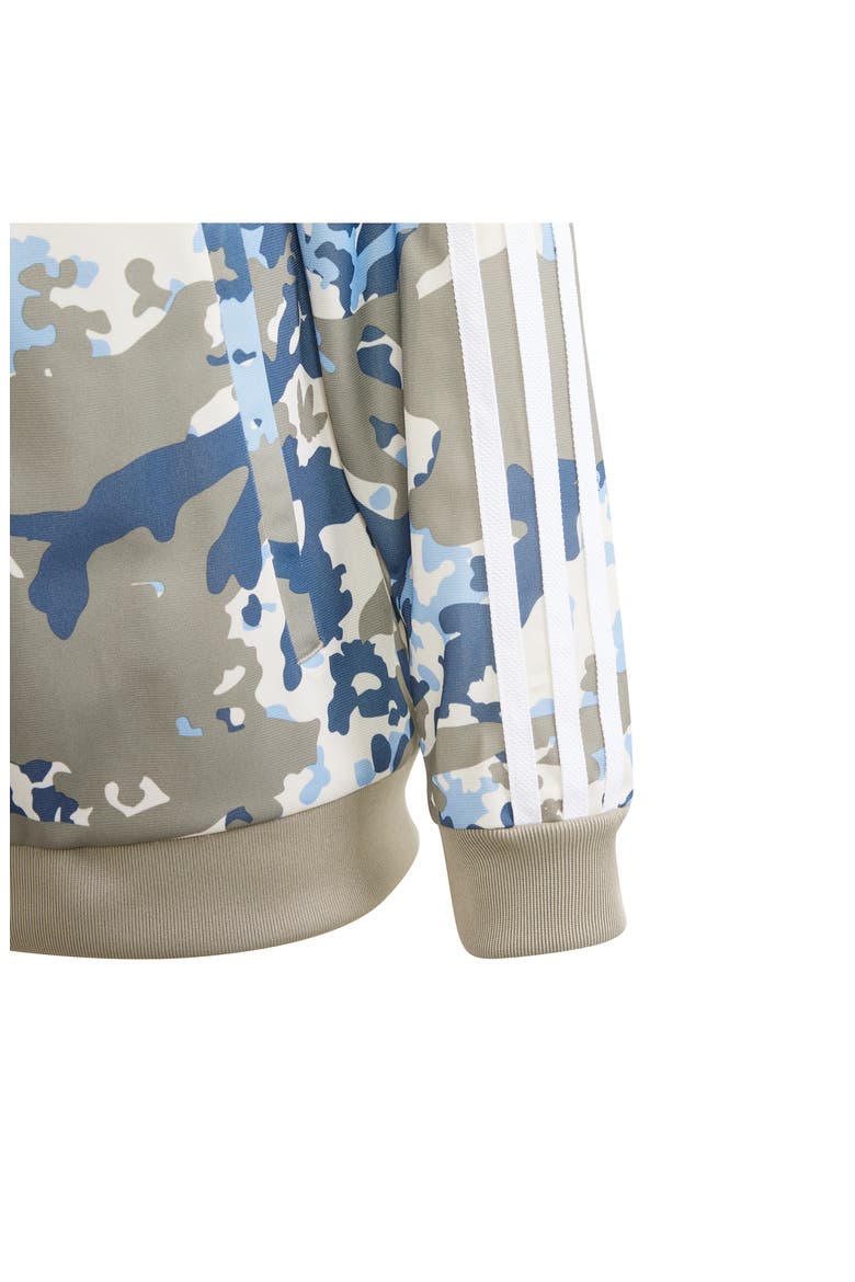 Kids' Camo Superstar Track Jacket, Alternate, color, SILVER PEBBLE