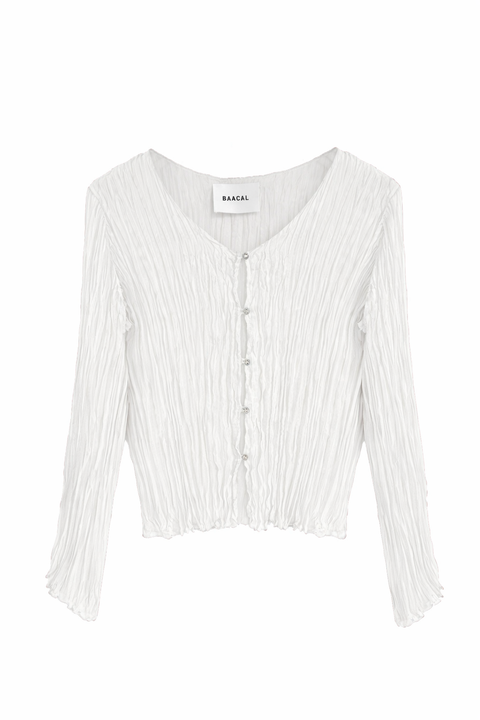 Maya pleated cardigan