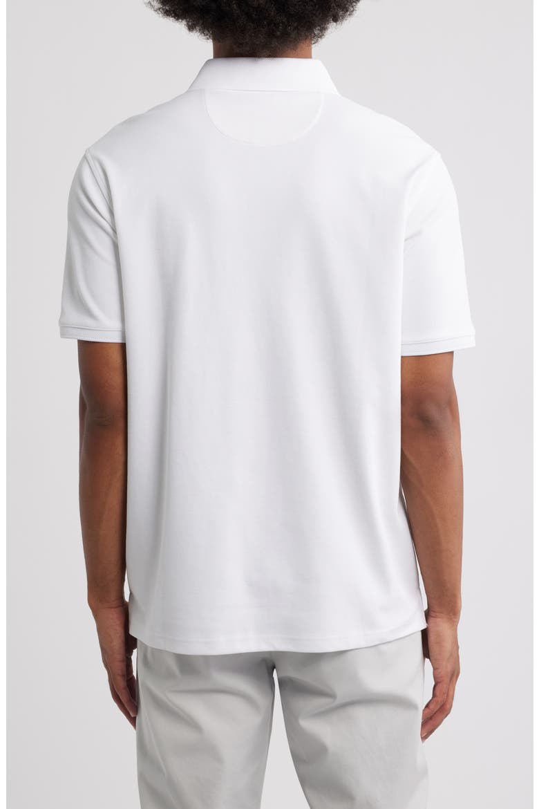 Core Cotton Blend Piqué Polo, Alternate, color, BRIGHT WHITE