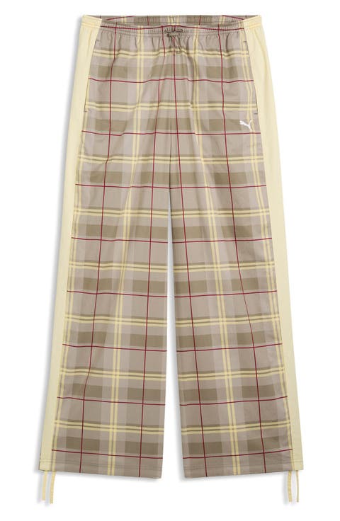 T7 Relaxed Tartan Woven Pants