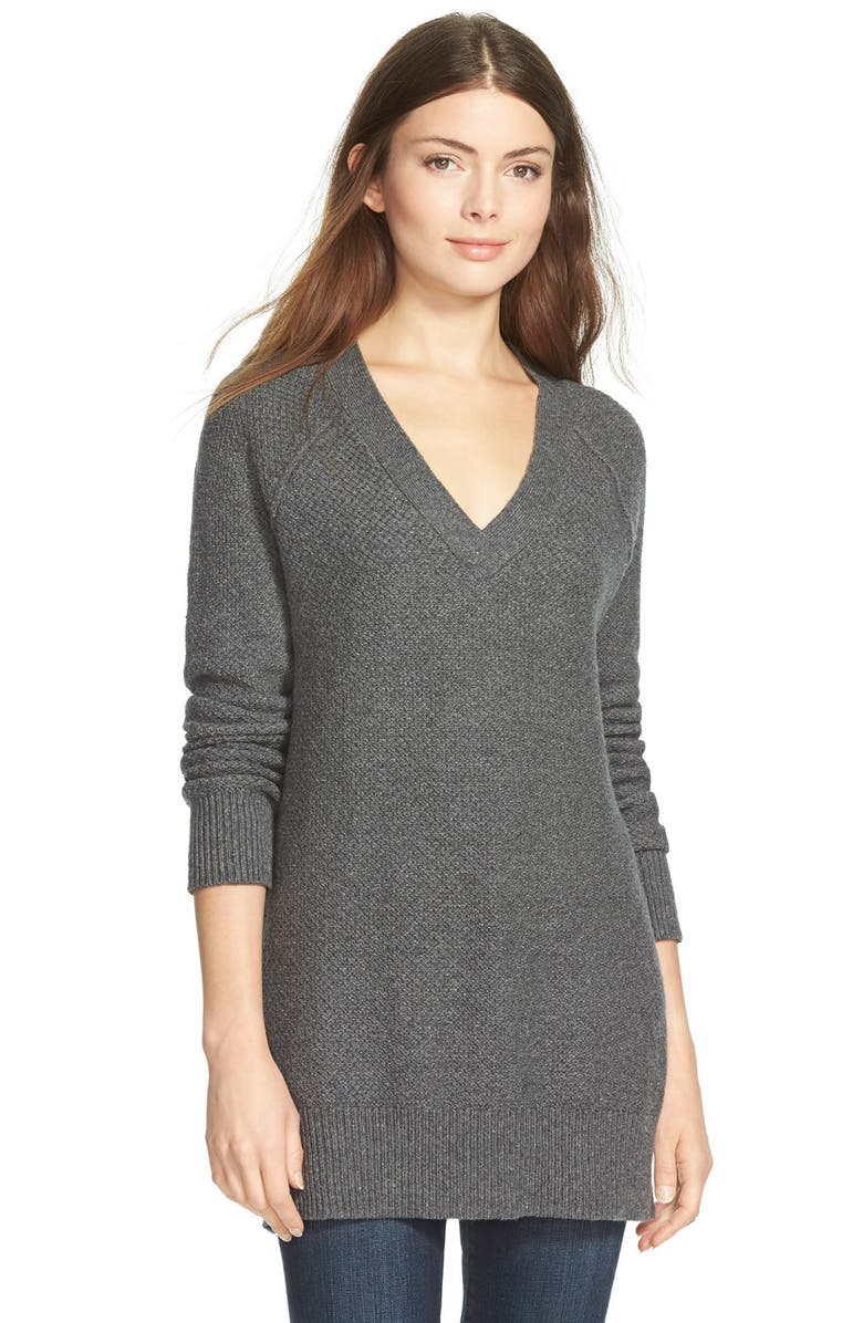 Treasure & Bond Treasure&Bond Oversize V-Neck Sweater, Main, color, 