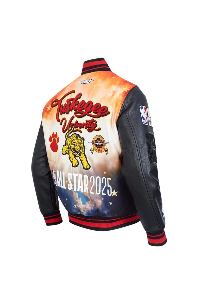 PRO STANDARD Unisex Pro Standard Black 2025 NBA All-Star Game x HBCU Full-Snap Satin Jacket, Alternate, color,
