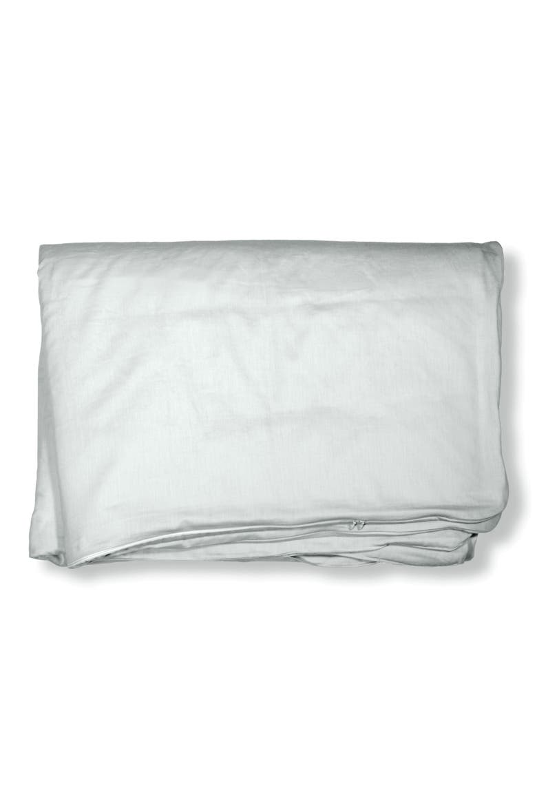 Karma Weighted Blanket Cover, Main, color, GREY